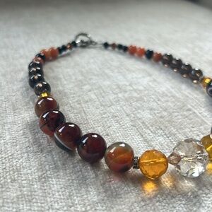Tigers eye necklace.